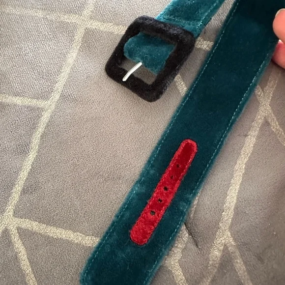 Velvet Colorblock pointed heels - Picture 11 of 11